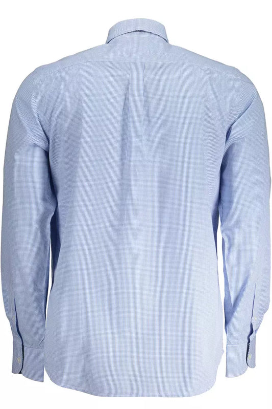 Light Blue Cotton Men Shirt