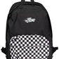 Black Polyester Men Backpack