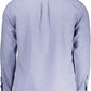 Blue Cotton Men Shirt