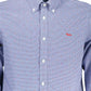 Blue Cotton Men Shirt
