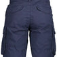 Blue Cotton Men Bermuda Trousers