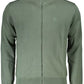 Green Cotton Men Sweater