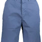 Blue Cotton Men Bermuda Short
