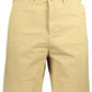 Beige Cotton Men Short