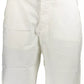 White Cotton Men Bermuda Short