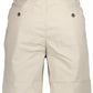 Beige Cotton Men Bermuda Short