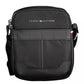 Black Polyester Men Shoulder Bag