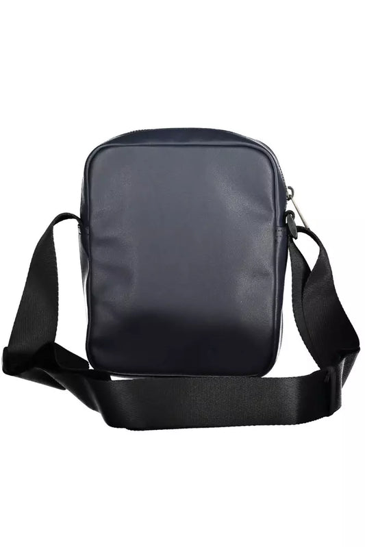Blue Polyethylene Mens Shoulder Bag