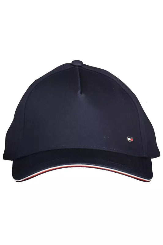 Blue Cotton Men Cap