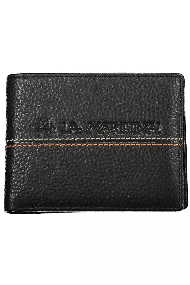 Black Leather Men Wallet