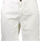 White Cotton Men Bermuda
