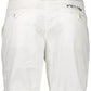White Cotton Men Bermuda