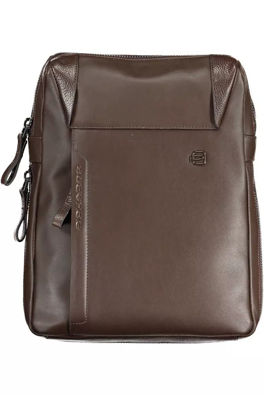 Brown Leather Men Shoulder Bag