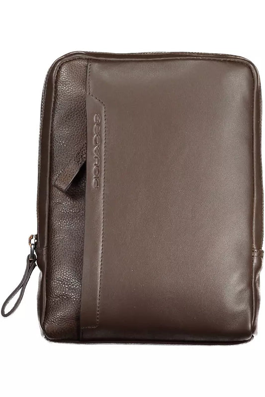 Brown Leather Men Shoulder Bag