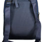 Blue Recycled Men Shoulder Bag