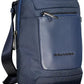 Blue Recycled Men Shoulder Bag