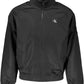 Black Polyester Men Jacket
