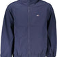 Blue Polyamide Men Jacket