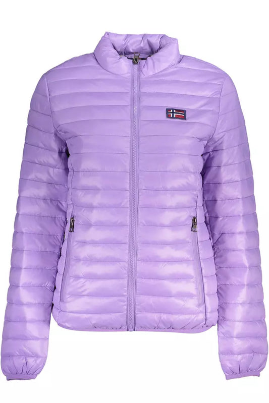 Purple Polyamide Women Jacket