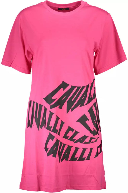 Pink Cotton Women Dress