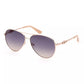 Pink Metal Women Sunglass
