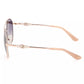Pink Metal Women Sunglass