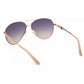 Pink Metal Women Sunglass