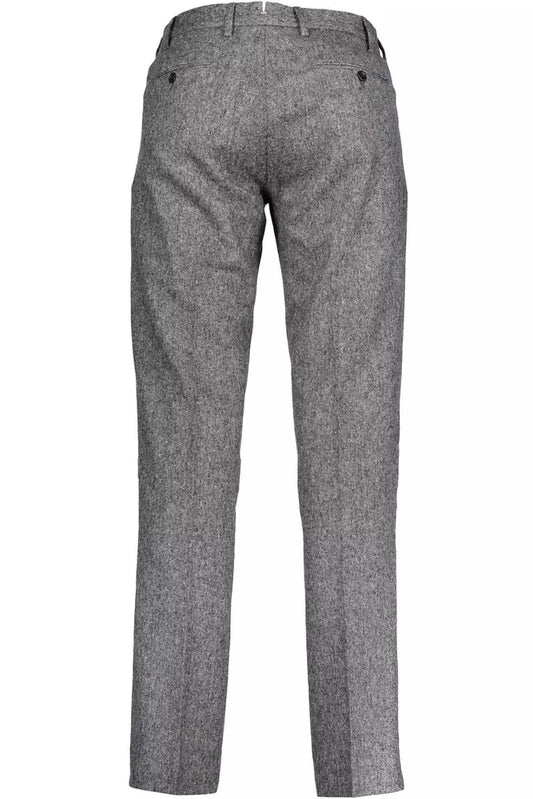 Gray Wool Men Pant