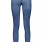 Blue Cotton Women Jeans