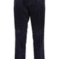 Blue Cotton Men's Pant