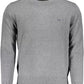 Gray Cotton Men Sweater