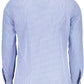 Blue Cotton Men Shirt