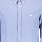 Blue Cotton Men Shirt