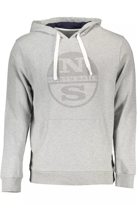 Gray Cotton Men Sweater