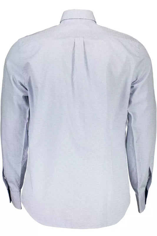 Light Blue Cotton Men Shirt
