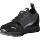 Black Leather Women Sneaker