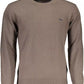 Brown Wool Men Sweater