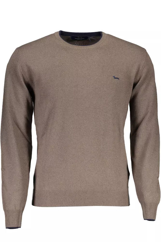 Brown Wool Men Sweater