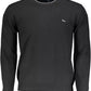 Black Wool Men Sweater