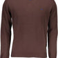 Brown Wool Men Sweater