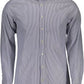 Blue Cotton Men Shirt