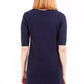Blue Wool Women Dress