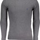 Gray Cotton Men Sweater