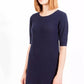 Blue Wool Women Dress