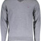 Gray Wool Men Sweater