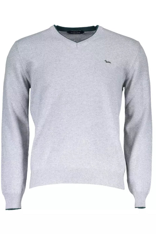 Gray Wool Men Sweater