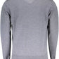Gray Wool Men Sweater