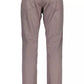 Gray Cotton Men Trouser