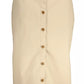 Beige Cotton Women Skirt