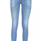 Blue Cotton Women Jeans